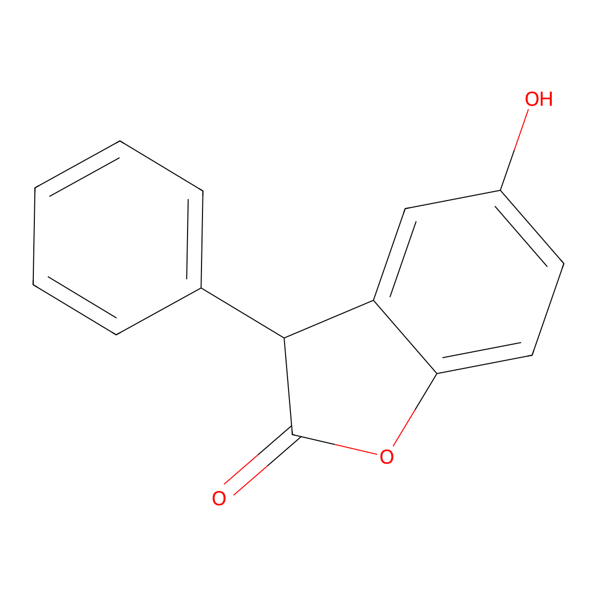 5-hydroxy-3-phenyl-3H-benzofuran-2-one molecular structure, CAS 29001-15-8