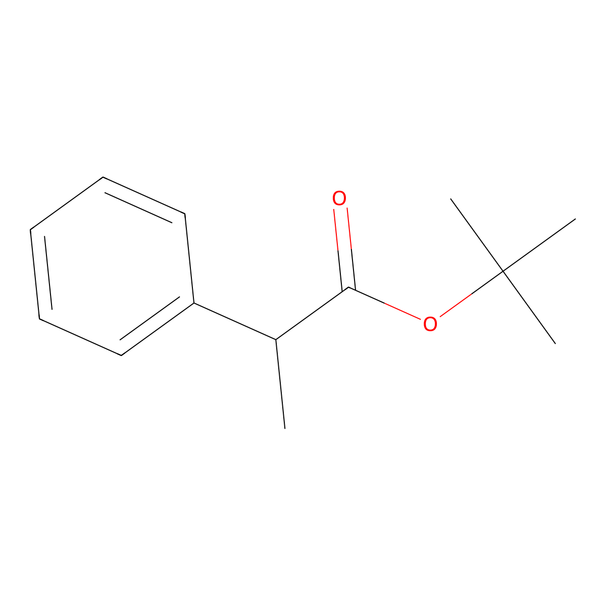 tert-Butyl 2-phenylpropionate molecular structure, CAS 2901-11-3