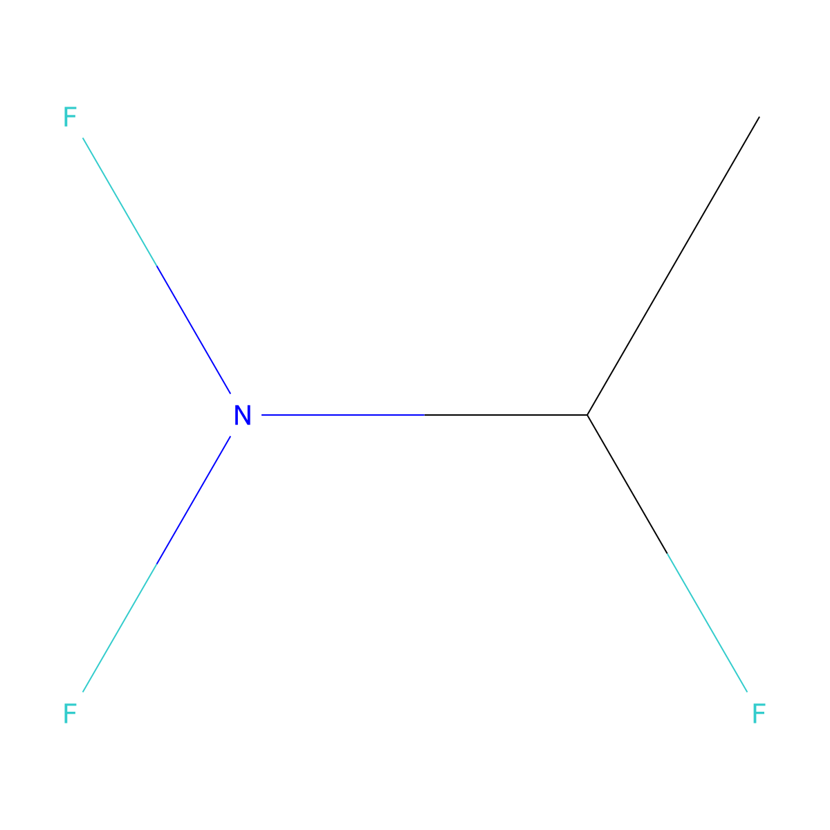 Trifluoroethylamine molecular structure, CAS 29010-16-0