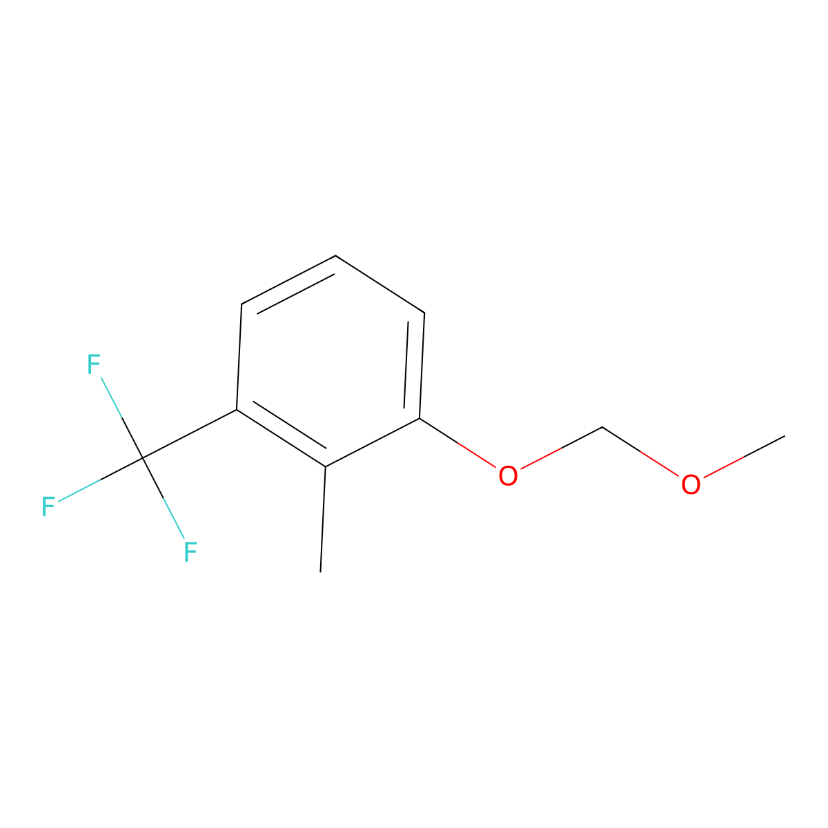 1-(Methoxymethoxy)-2-methyl-3-(trifluoromethyl)benZene molecular structure, CAS 2901065-94-7