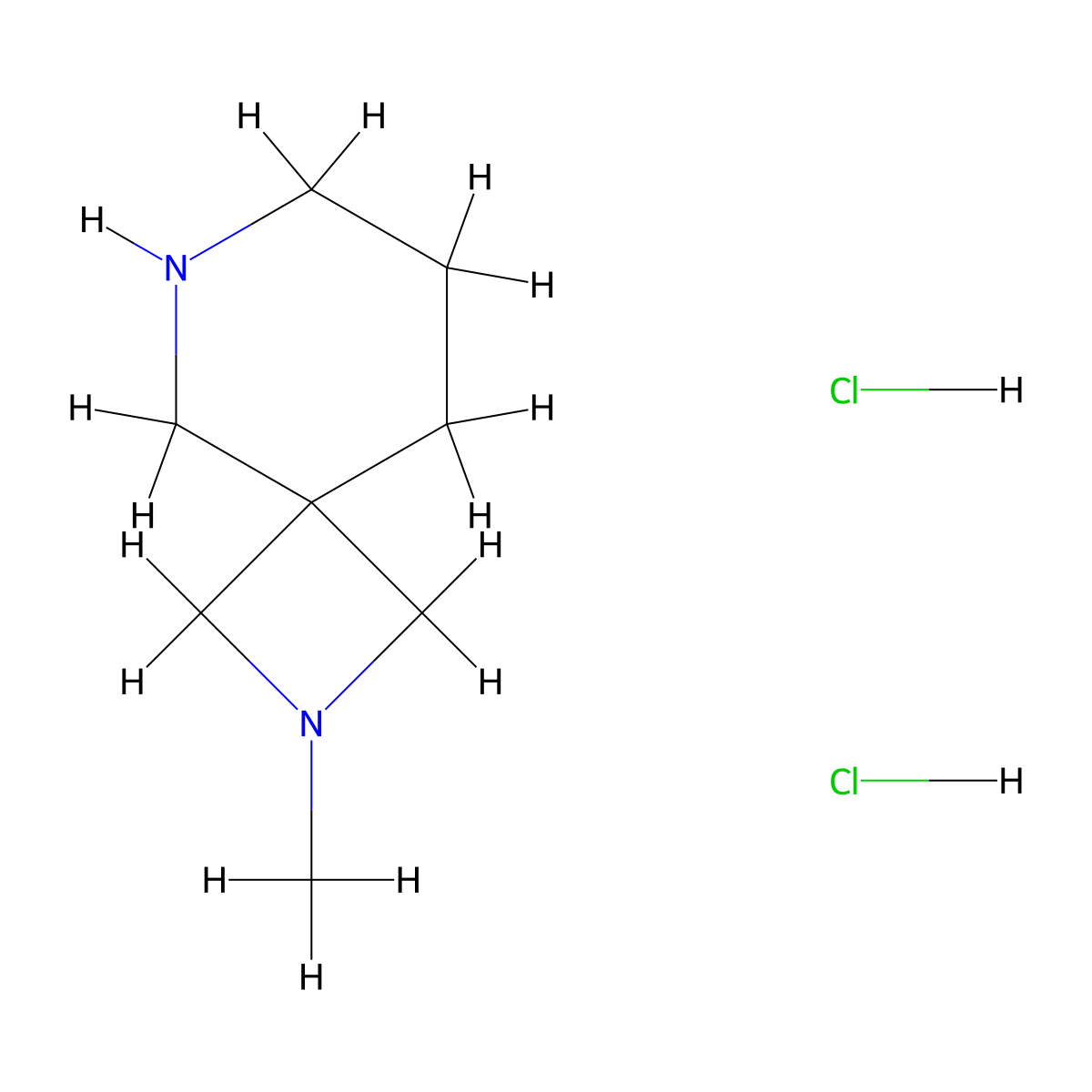 2-Methyl-2,6-diazaspiro(3.5)nonane dihydrochloride molecular structure, CAS 2901065-95-8