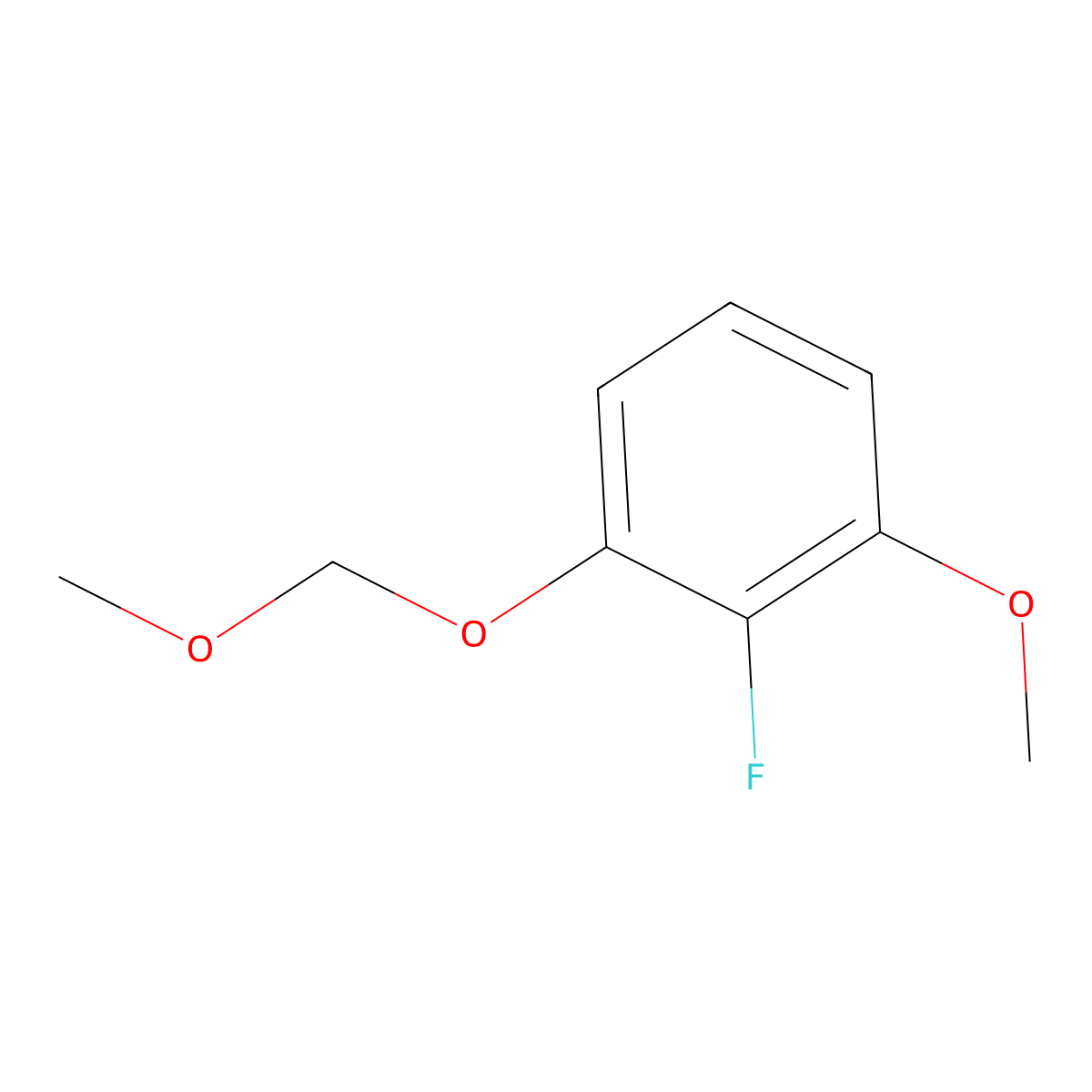 2-Fluoro-1-methoxy-3-(methoxymethoxy)benZene molecular structure, CAS 2901066-29-1