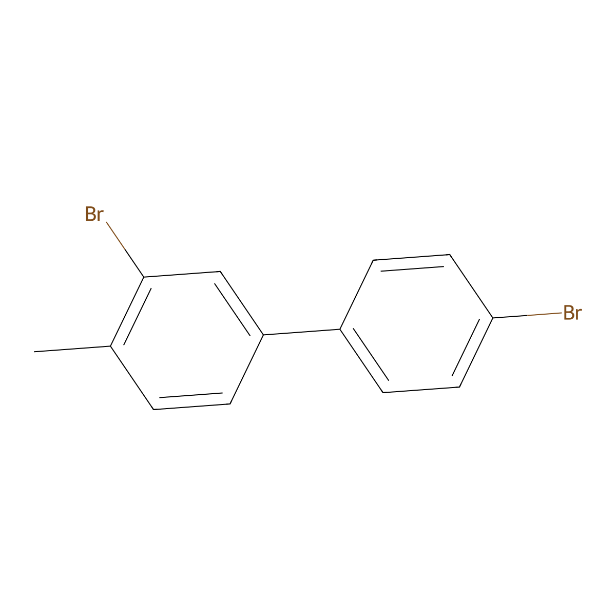 3,4'-Dibromo-4-methyl-1,1'-biphenyl molecular structure, CAS 2901066-43-9