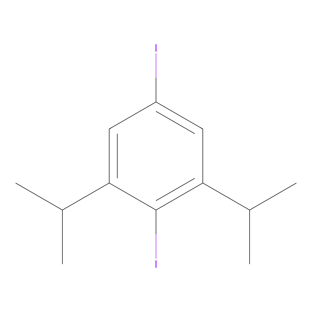 2,5-Diiodo-1,3-diisopropylbenZene molecular structure, CAS 2901066-54-2