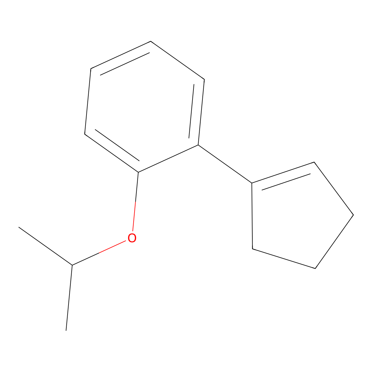 1-(Cyclopent-1-en-1-yl)-2-isopropoxybenzene molecular structure, CAS 2901081-81-8