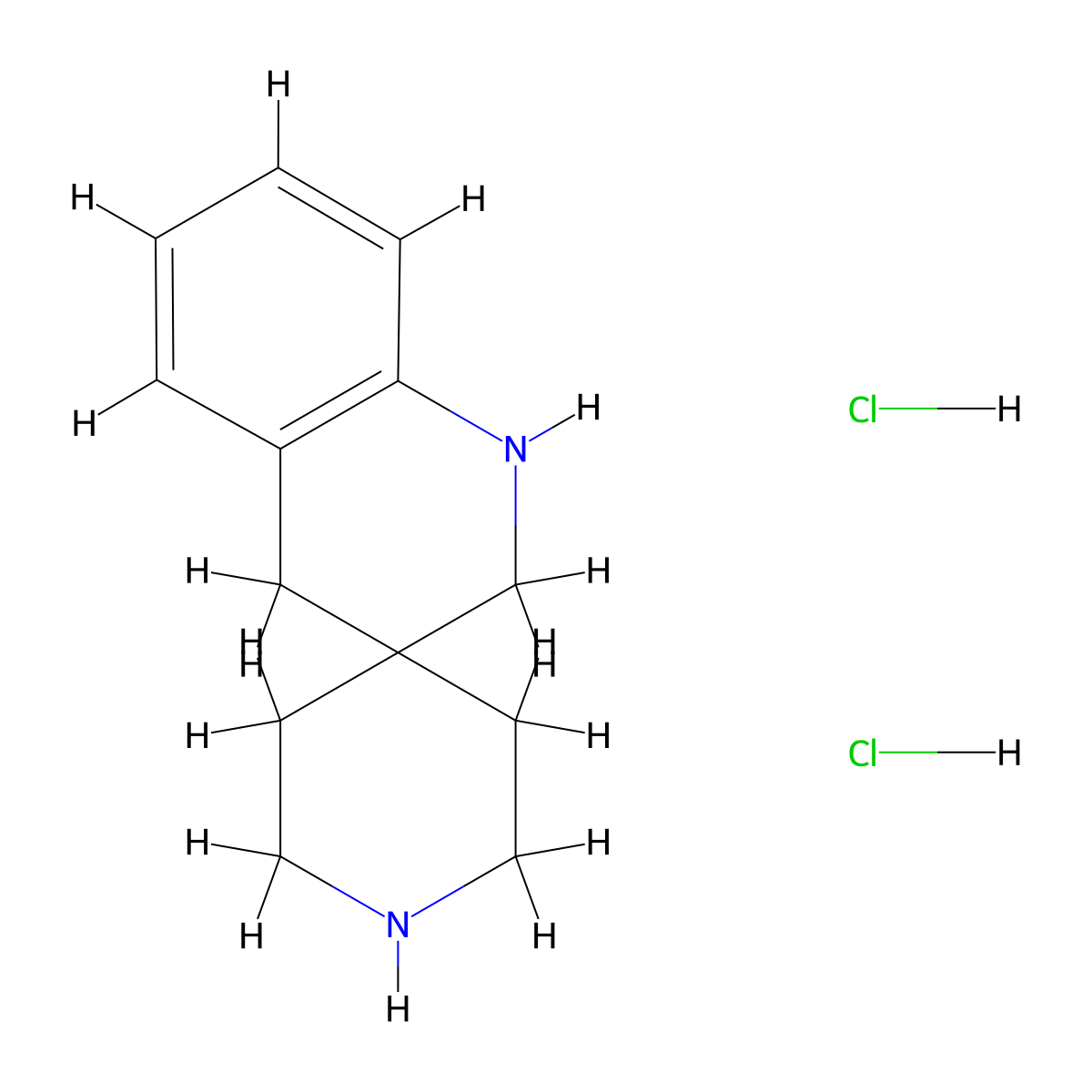 2',4'-dihydro-1'H-spiro[piperidine-4,3'-quinoline] dihydrochloride molecular structure, CAS 2901081-87-4