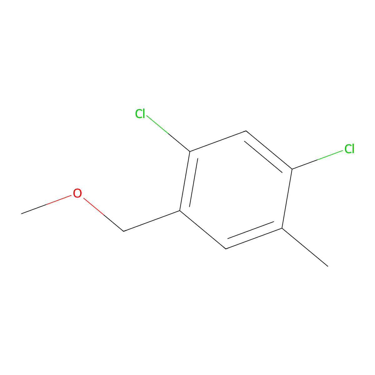 1,5-Dichloro-2-(methoxymethyl)-4-methylbenZene molecular structure, CAS 2901082-09-3