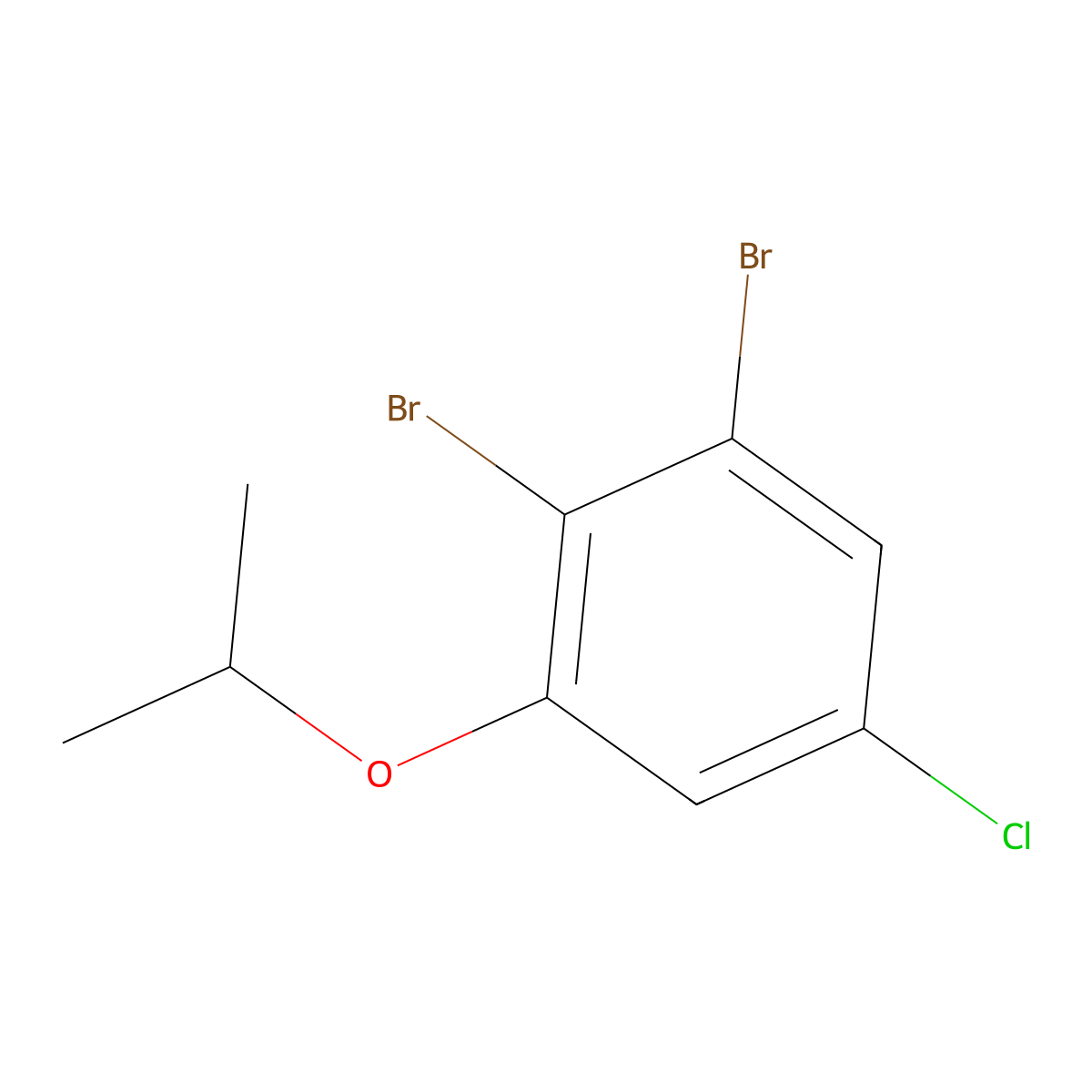 1,2-Dibromo-5-chloro-3-isopropoxybenZene molecular structure, CAS 2901082-31-1