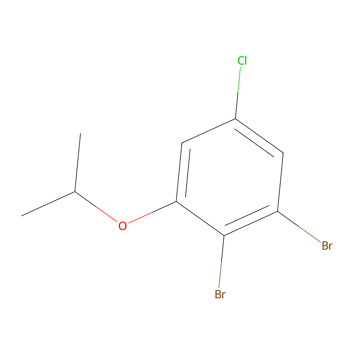 1,2-Dibromo-5-chloro-3-isopropoxybenZene molecular structure, CAS 2901082-31-1