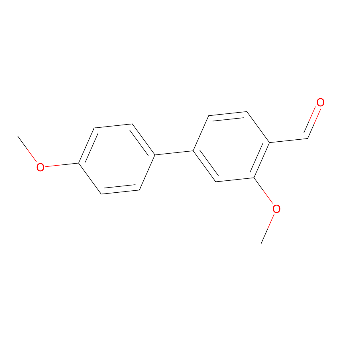 3,4'-Dimethoxy-[1,1'-biphenyl]-4-carbaldehyde molecular structure, CAS 2901082-32-2