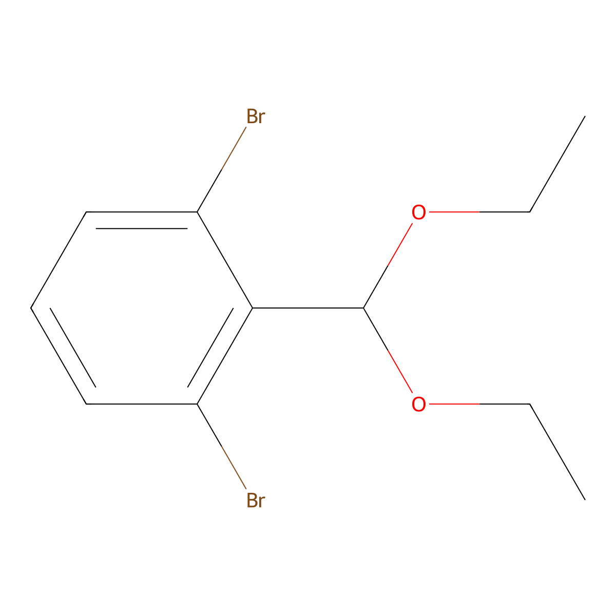 1,3-Dibromo-2-(diethoxymethyl)benZene molecular structure, CAS 2901082-34-4