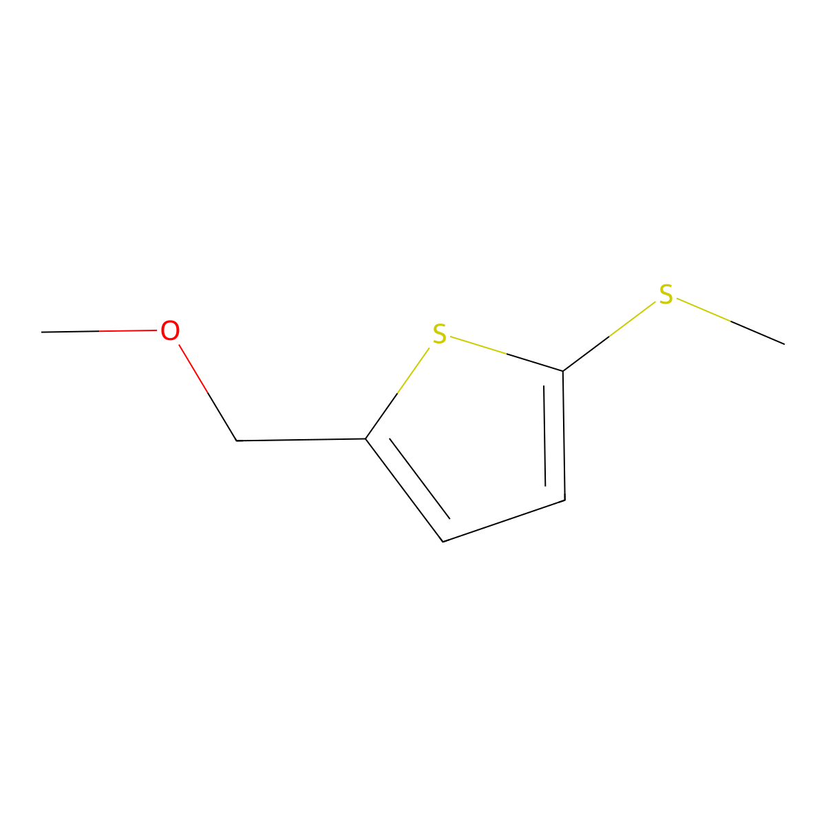 2-(Methoxymethyl)-5-(methylthio)thiophene molecular structure, CAS 2901082-89-9