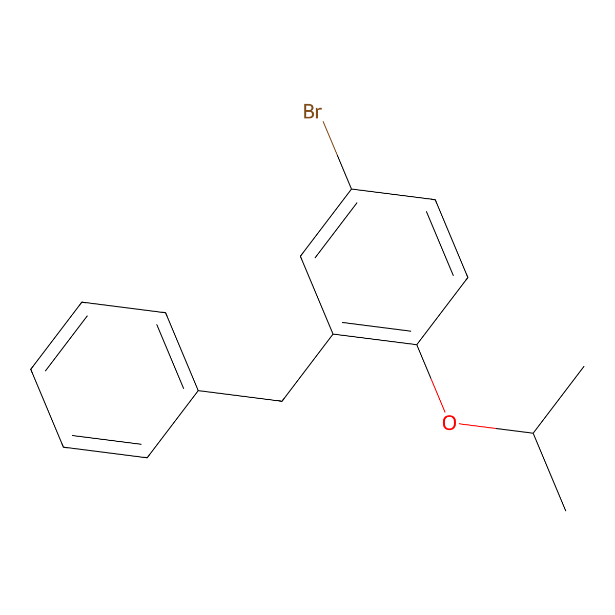 2-BenZyl-4-bromo-1-isopropoxybenZene molecular structure, CAS 2901083-53-0