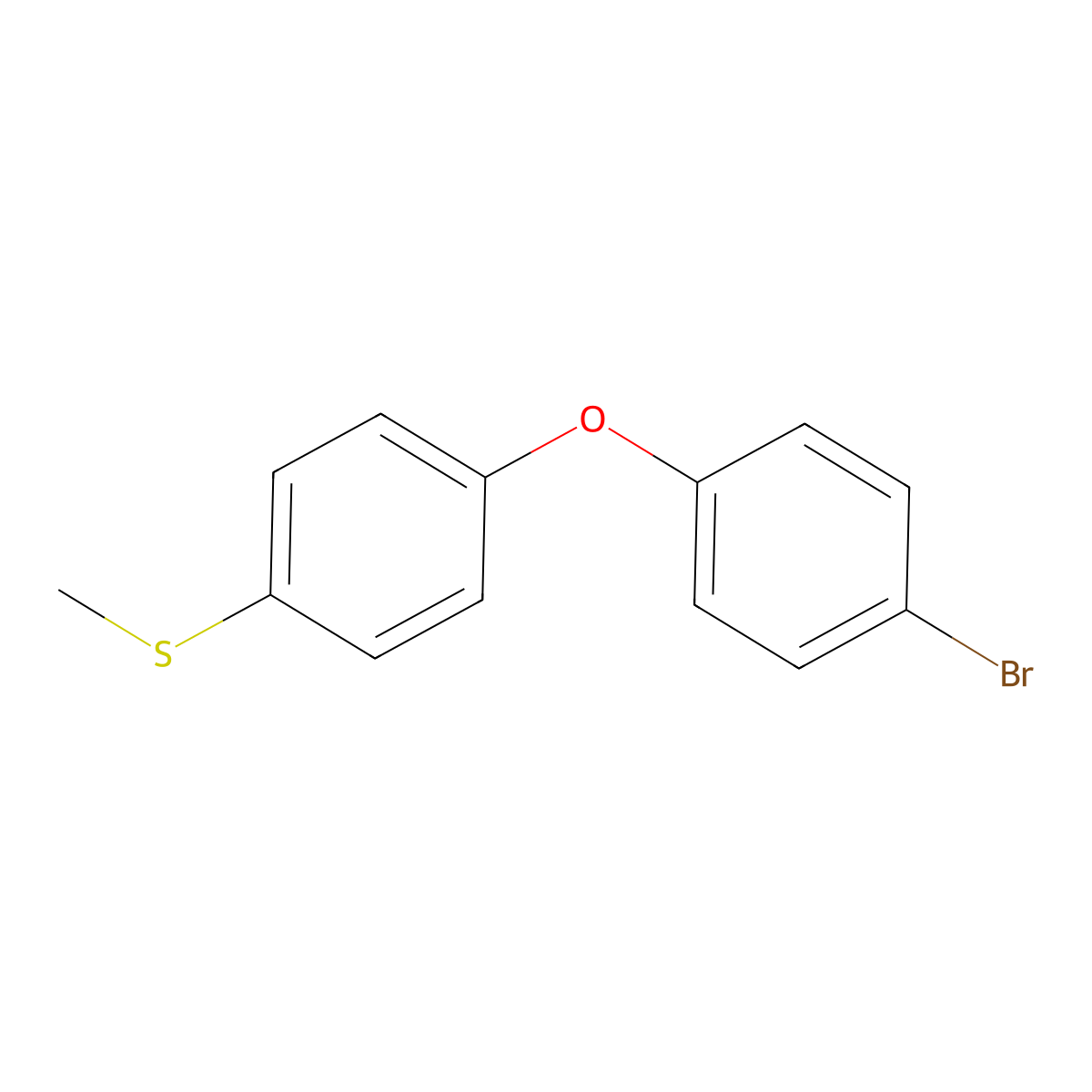 (4-(4-Bromophenoxy)phenyl)(methyl)sulfane molecular structure, CAS 2901084-67-9
