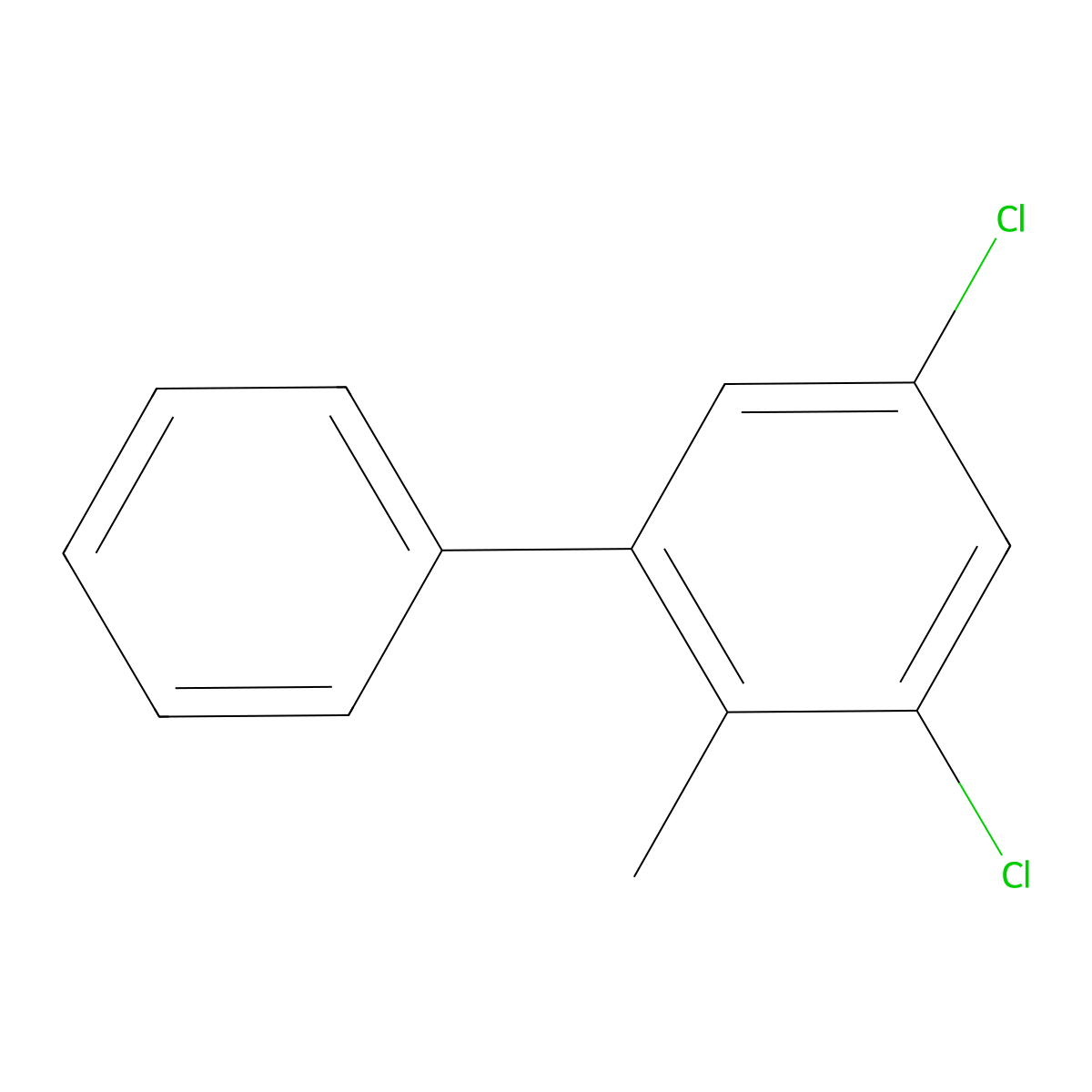 3,5-Dichloro-2-methyl-1,1'-biphenyl molecular structure, CAS 2901084-70-4
