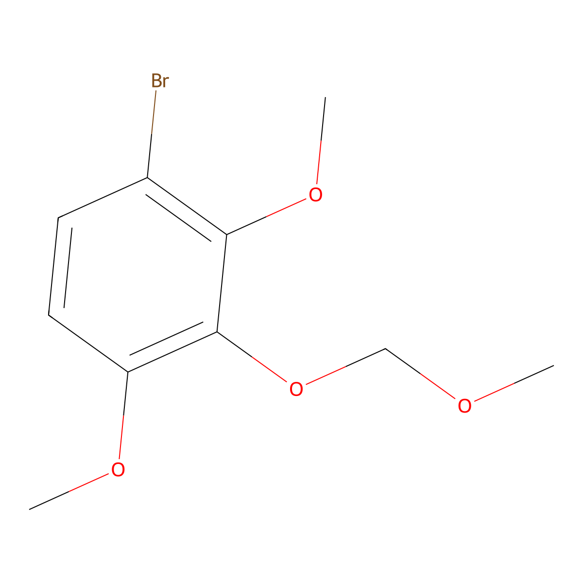 1-Bromo-2,4-dimethoxy-3-(methoxymethoxy)benZene molecular structure, CAS 2901085-05-8