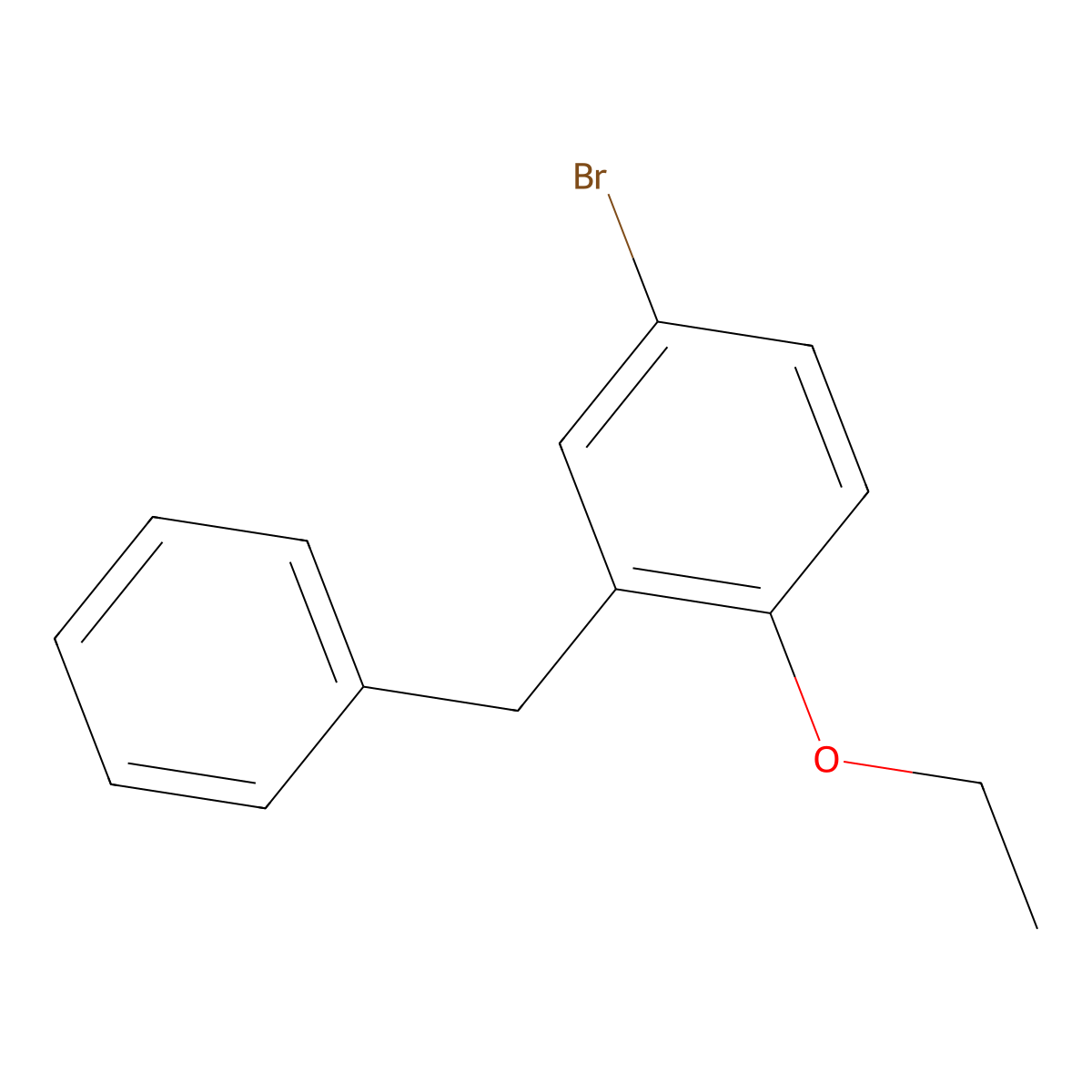 2-Benzyl-4-bromo-1-ethoxybenzene molecular structure, CAS 2901085-10-5