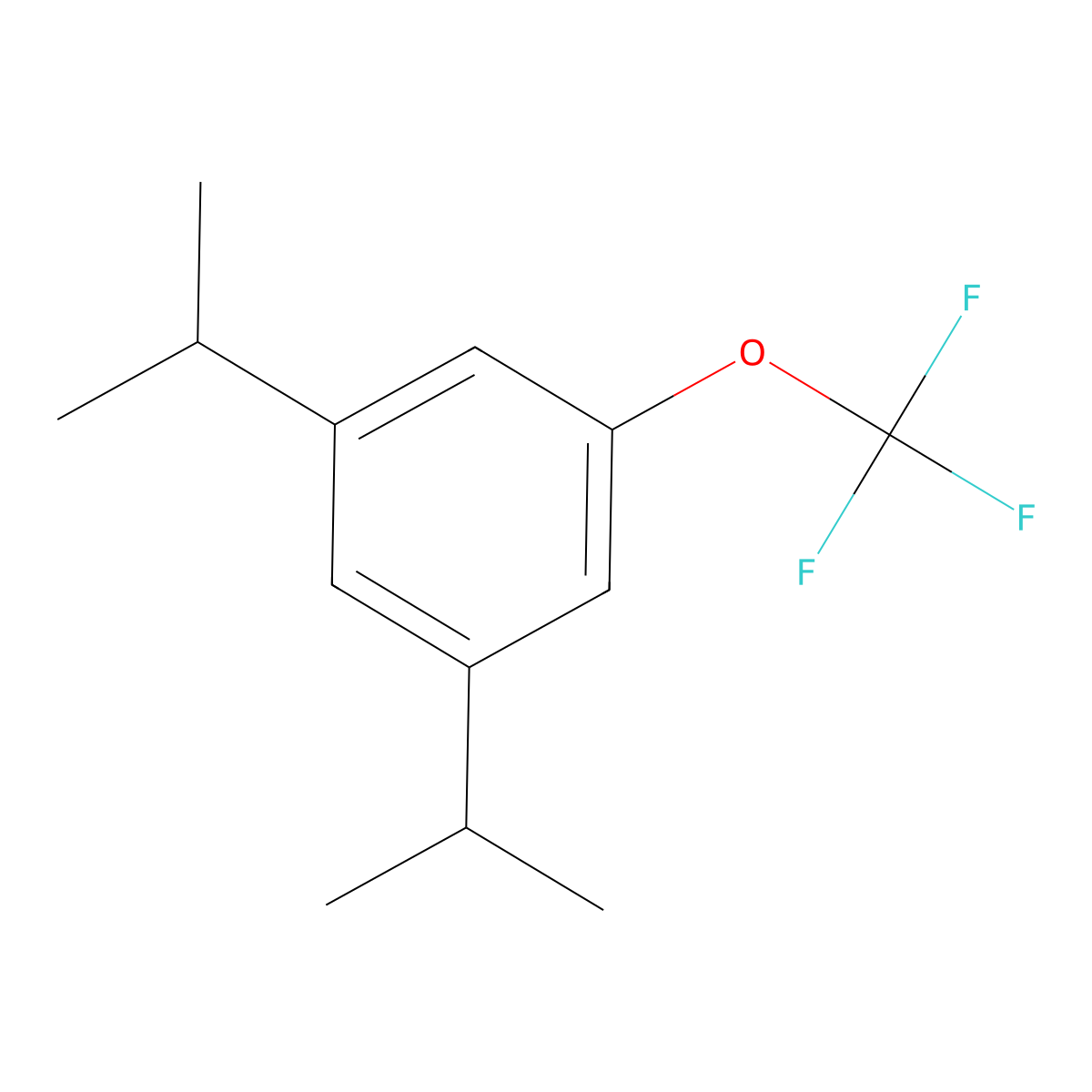 1,3-Diisopropyl-5-(trifluoromethoxy)benzene molecular structure, CAS 2901095-76-7