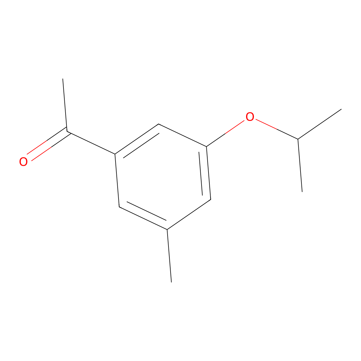 1-(3-Isopropoxy-5-methylphenyl)ethan-1-one molecular structure, CAS 2901096-02-2