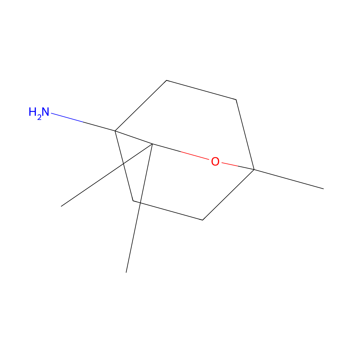 1,3,3-Trimethyl-2-oxabicyclo[2.2.2]octan-4-amine molecular structure, CAS 2901096-42-0