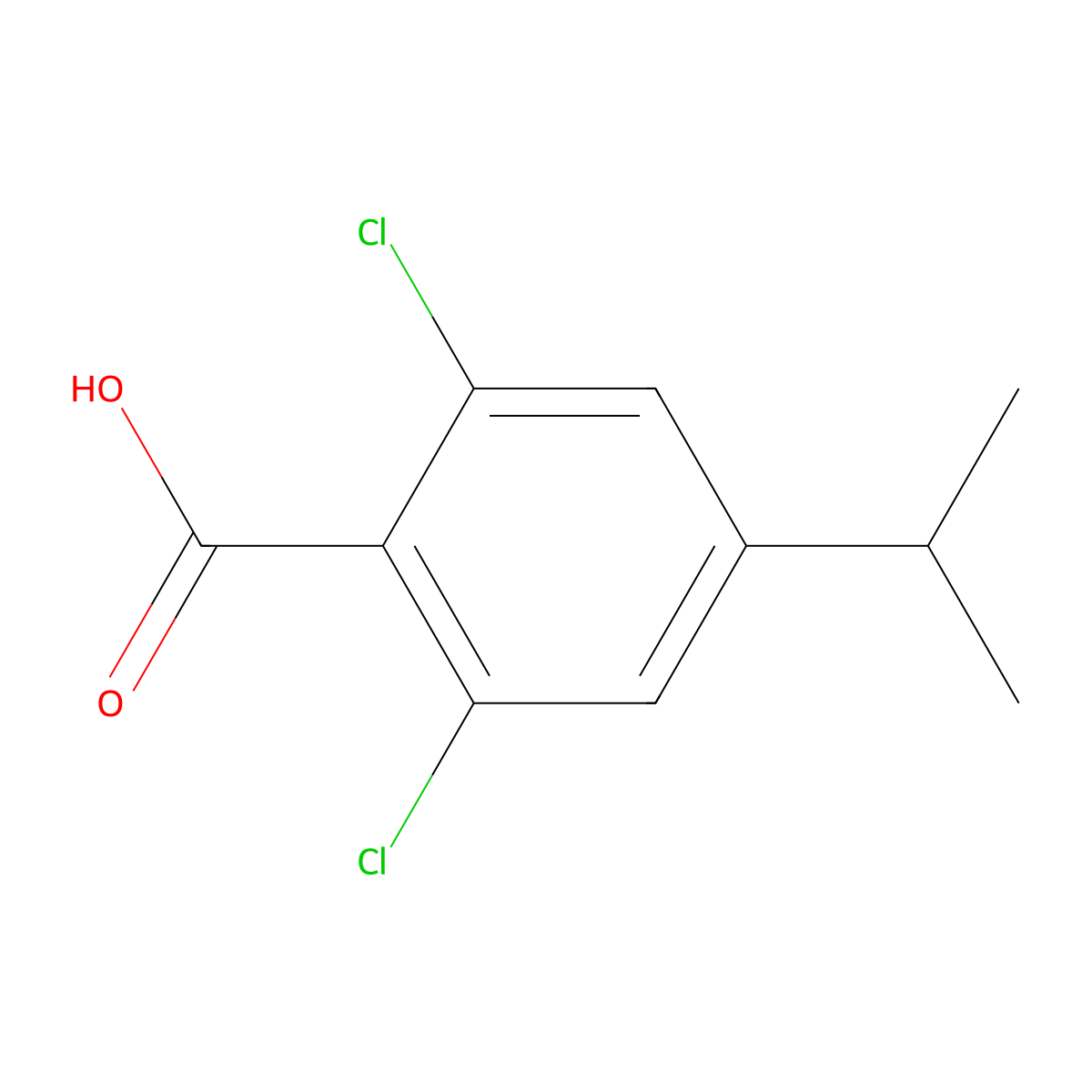 2,6-Dichloro-4-isopropylbenZoic acid molecular structure, CAS 2901096-47-5
