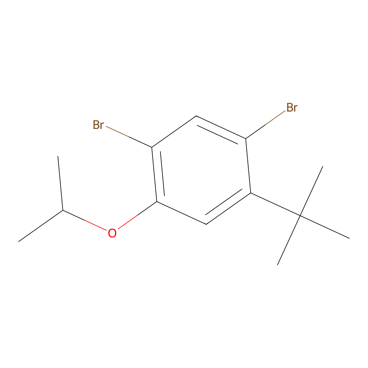 1,5-Dibromo-2-(tert-butyl)-4-isopropoxybenzene molecular structure, CAS 2901096-84-0