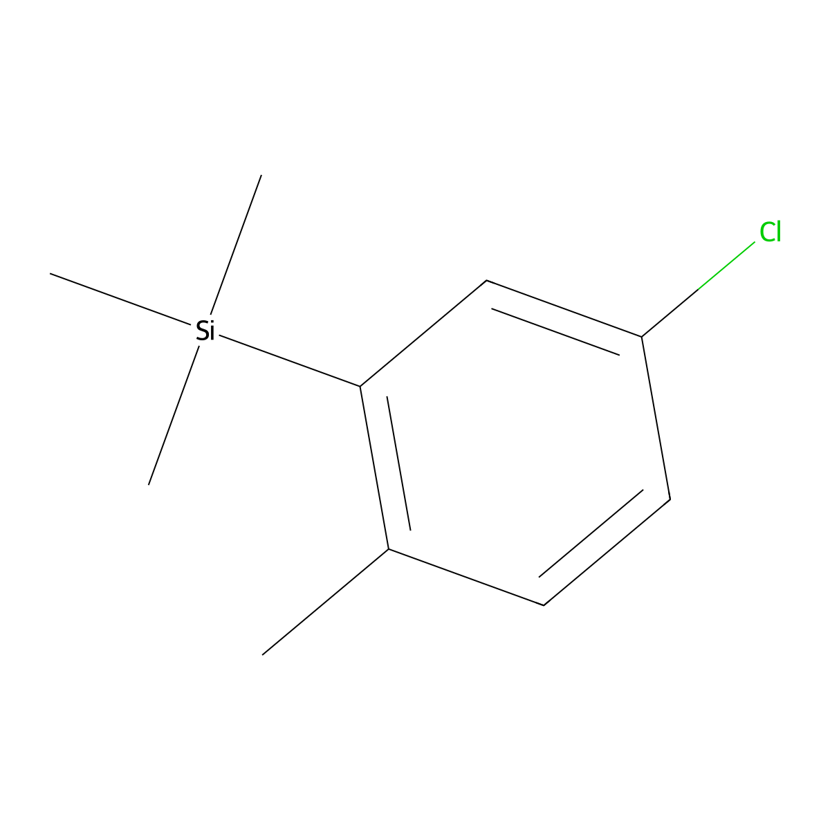 (5-Chloro-2-methylphenyl)trimethylsilane molecular structure, CAS 2901098-35-7