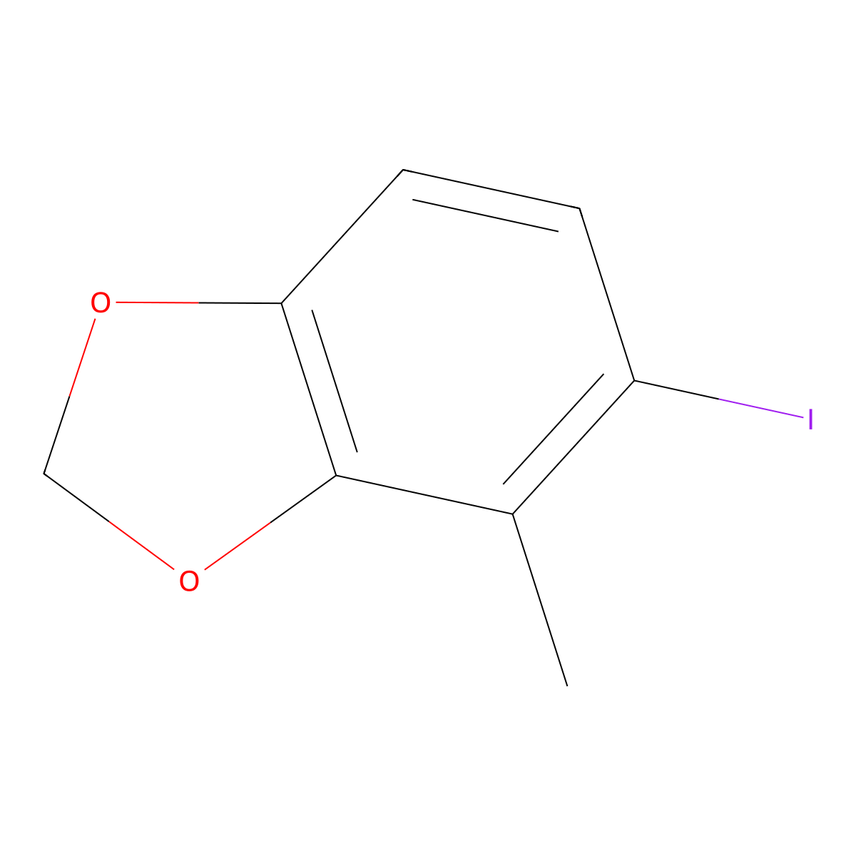 5-Iodo-4-methylbenZo[d][1,3]dioxole molecular structure, CAS 2901098-44-8