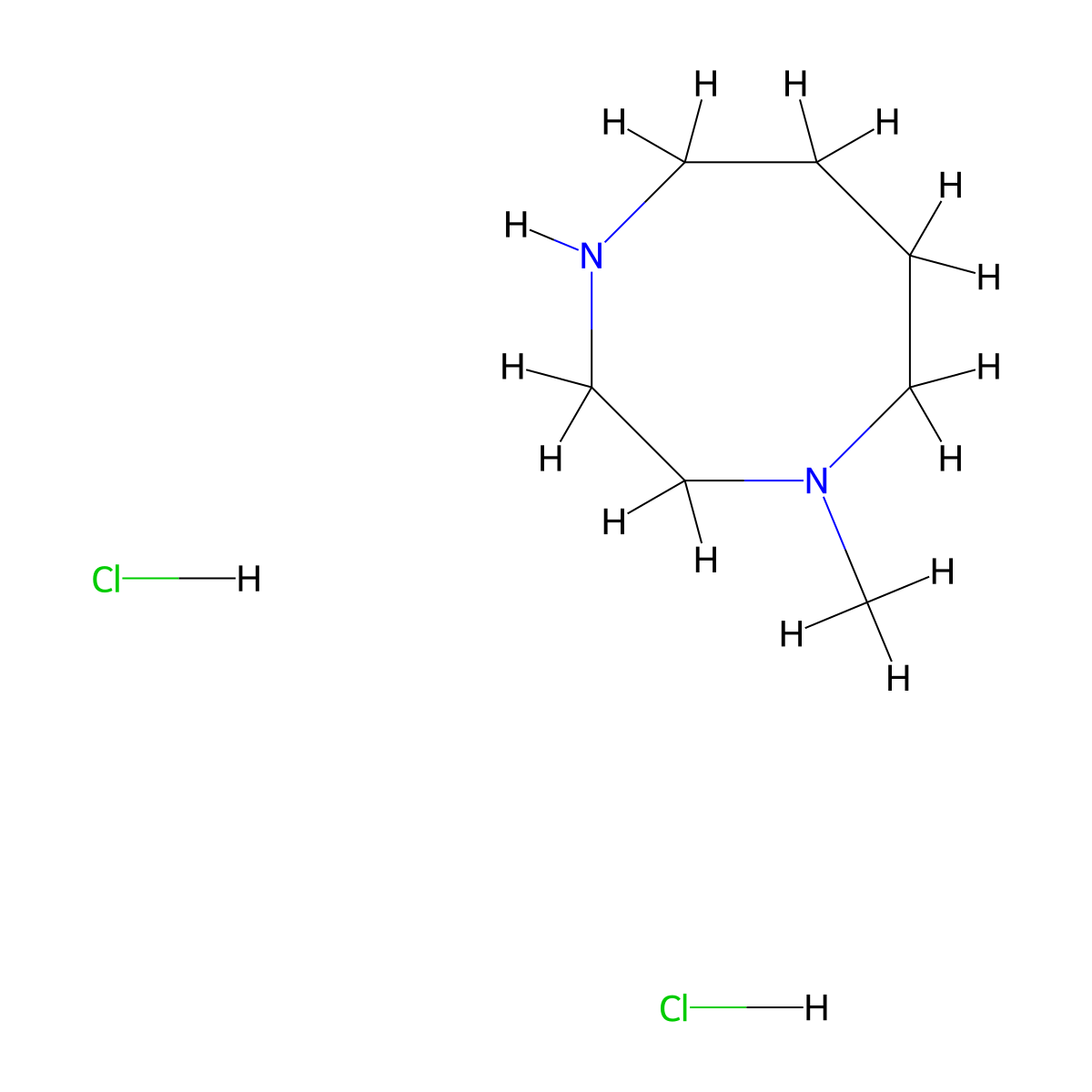 1-Methyl-1,4-diazocane dihydrochloride molecular structure, CAS 2901098-53-9