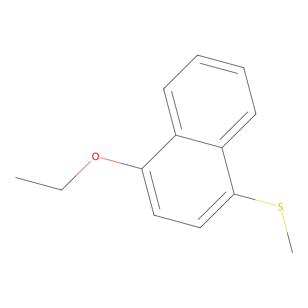 (4-Ethoxynaphthalen-1-yl)(methyl)sulfane molecular structure, CAS 2901098-56-2