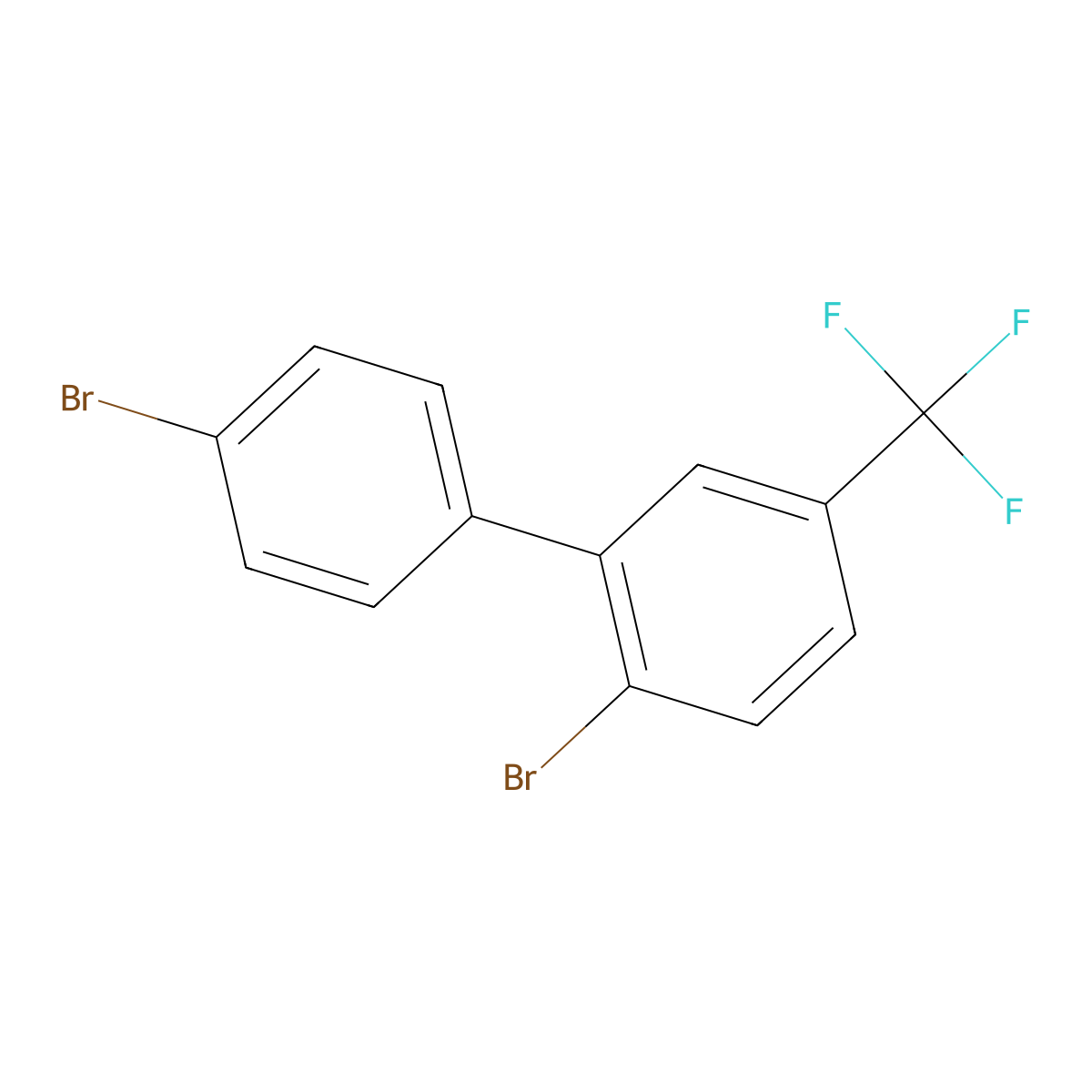 2,4'-Dibromo-5-(trifluoromethyl)-1,1'-biphenyl molecular structure, CAS 2901098-63-1
