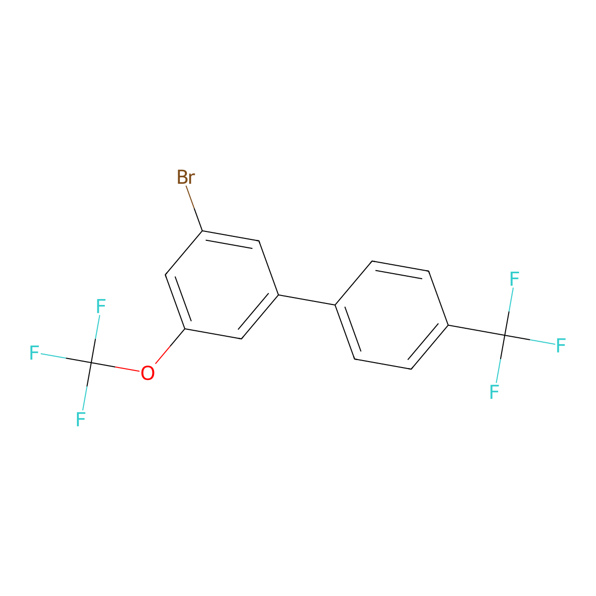 3-Bromo-5-(trifluoromethoxy)-4'-(trifluoromethyl)-1,1'-biphenyl molecular structure, CAS 2901098-73-3