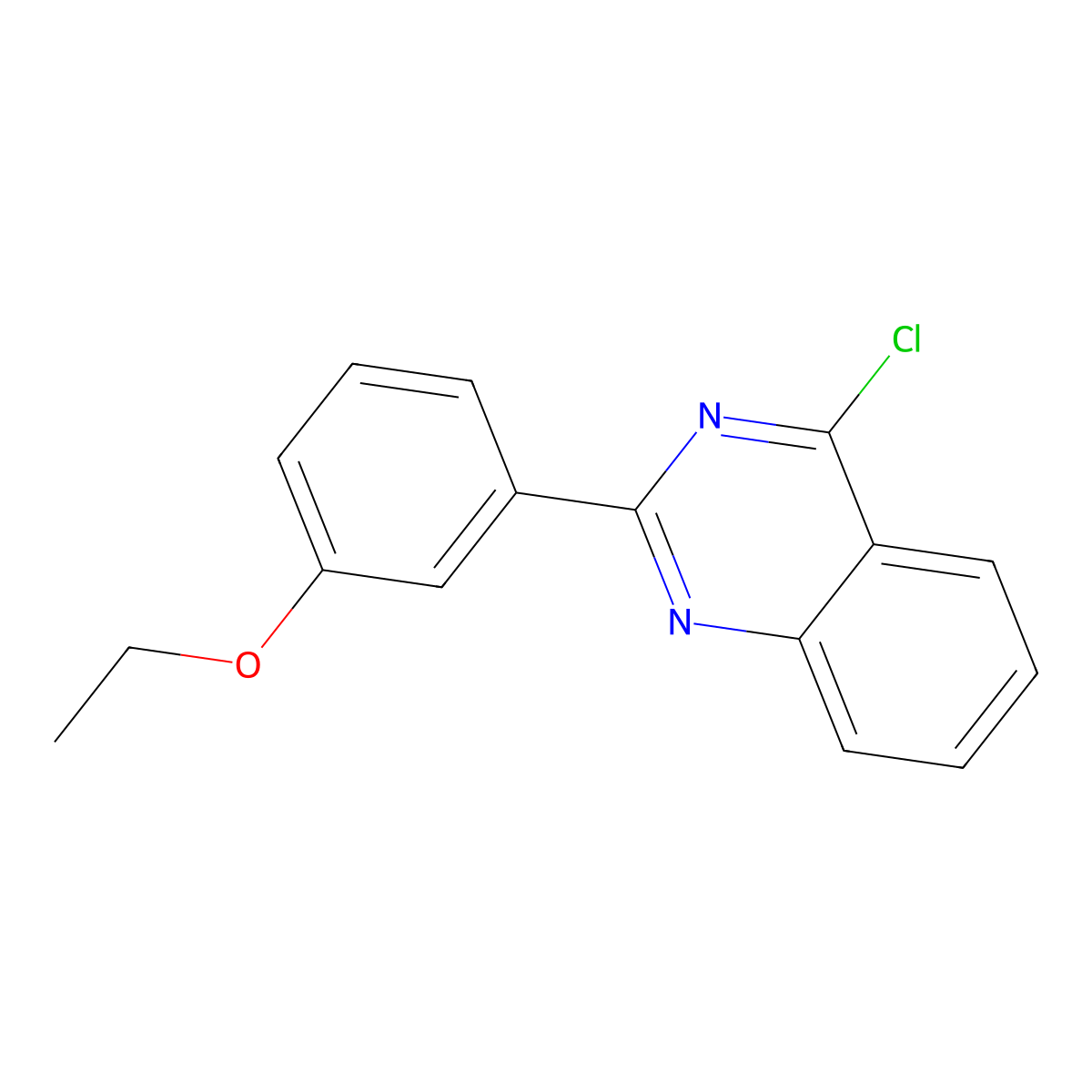 4-Chloro-2-(3-ethoxyphenyl)quinazoline molecular structure, CAS 2901099-87-2
