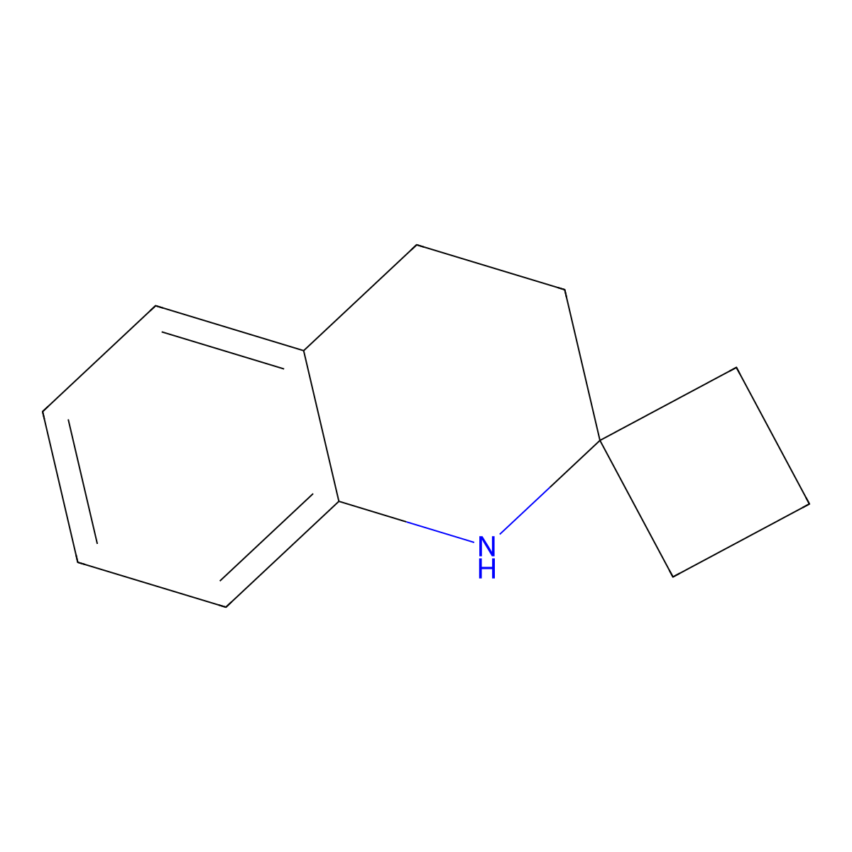 3',4'-dihydro-1'H-spiro[cyclobutane-1,2'-quinoline] molecular structure, CAS 2901099-91-8