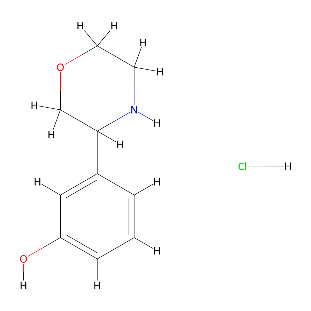 3-(Morpholin-3-yl)phenol hydrochloride molecular structure, CAS 2901100-15-8