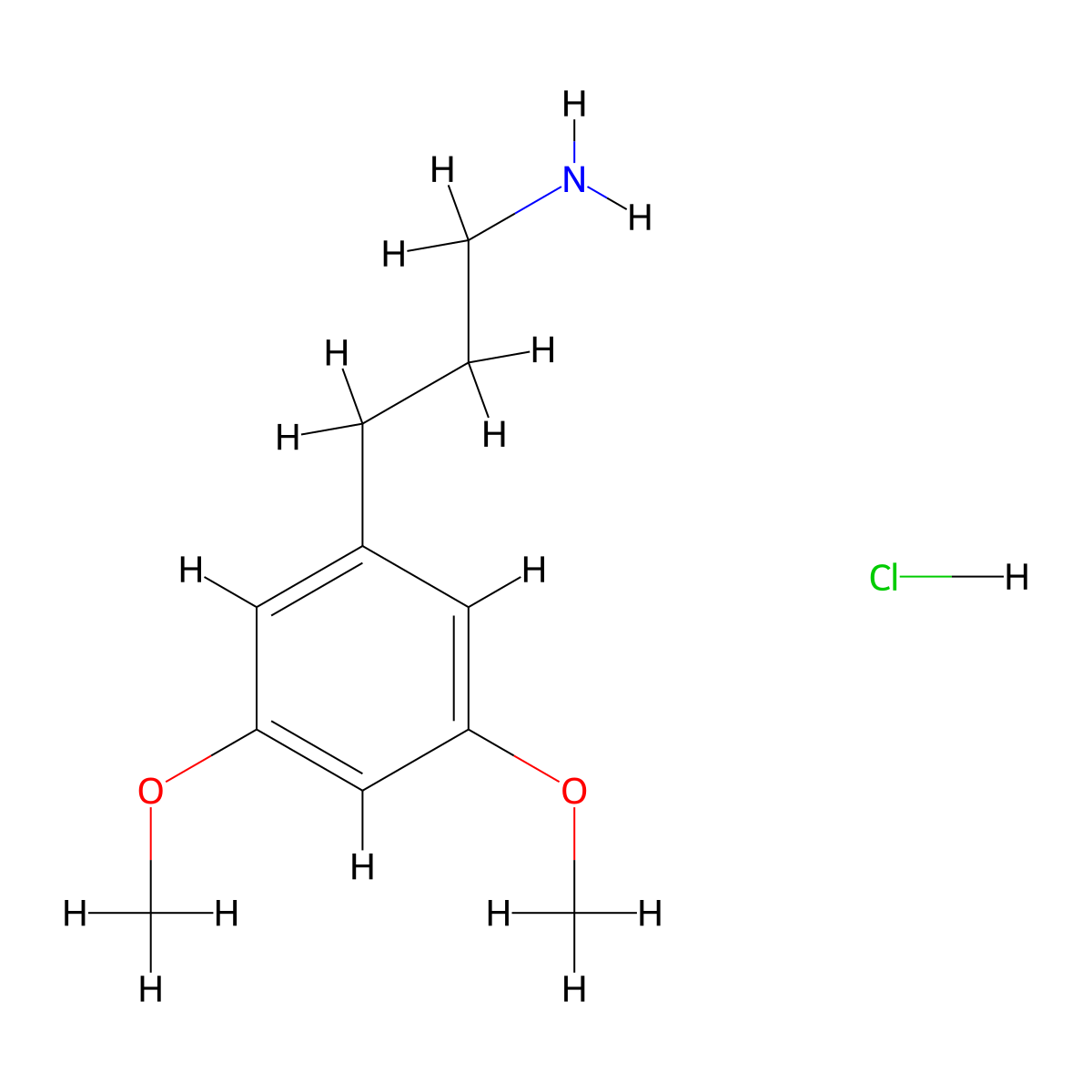3-(3,5-Dimethoxyphenyl)propan-1-amine hydrochloride molecular structure, CAS 2901101-88-8