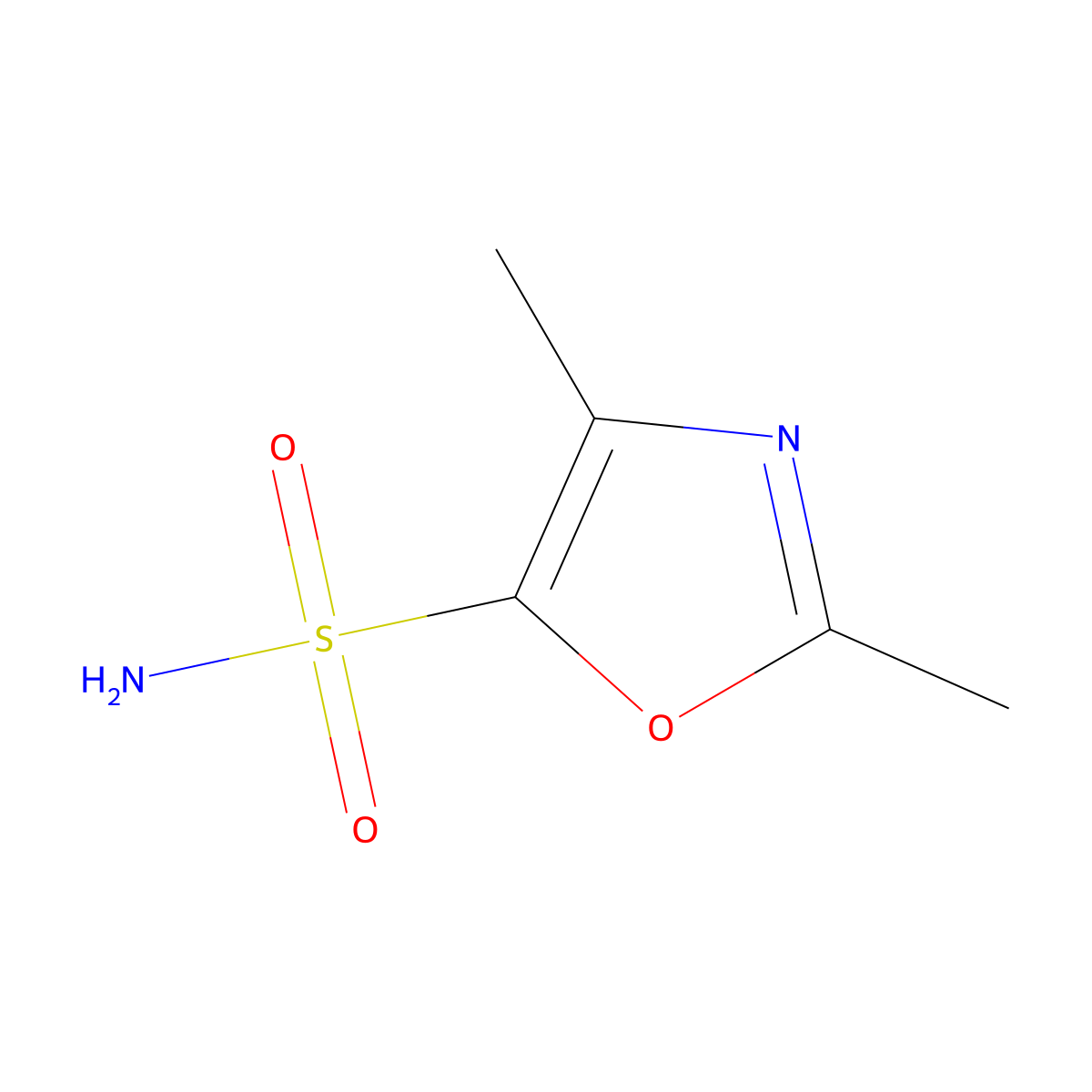 Dimethyl-1,3-oxazole-5-sulfonamide molecular structure, CAS 2901101-95-7
