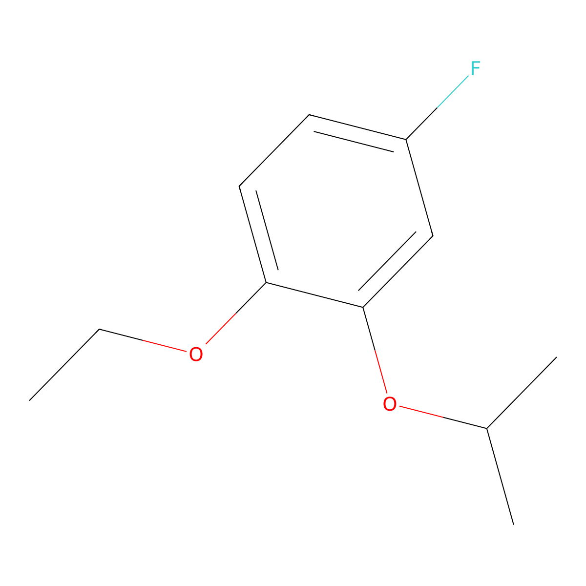 1-Ethoxy-4-fluoro-2-isopropoxybenZene molecular structure, CAS 2901102-98-3