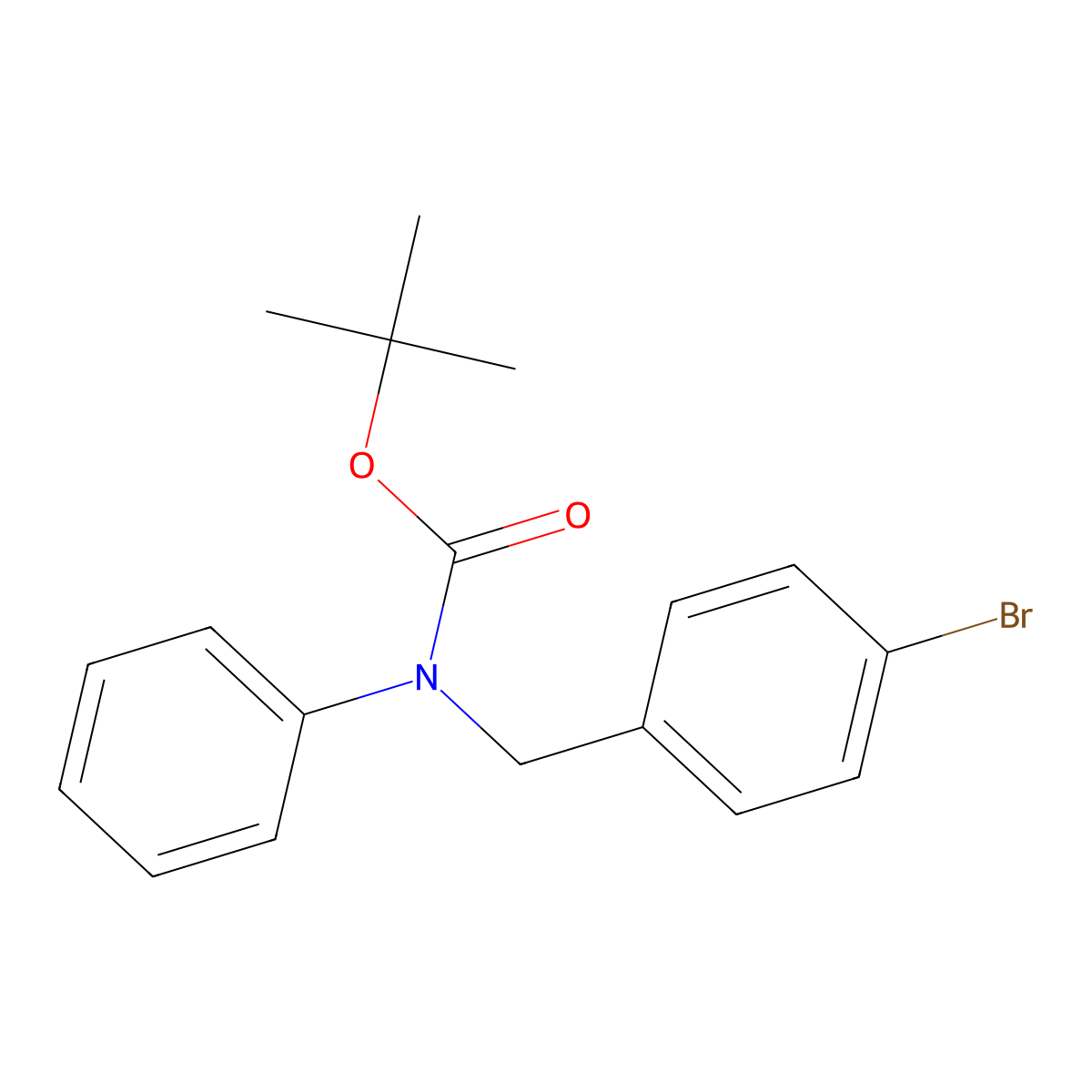 tert-Butyl (4-bromobenzyl)(phenyl)carbamate molecular structure, CAS 2901103-06-6