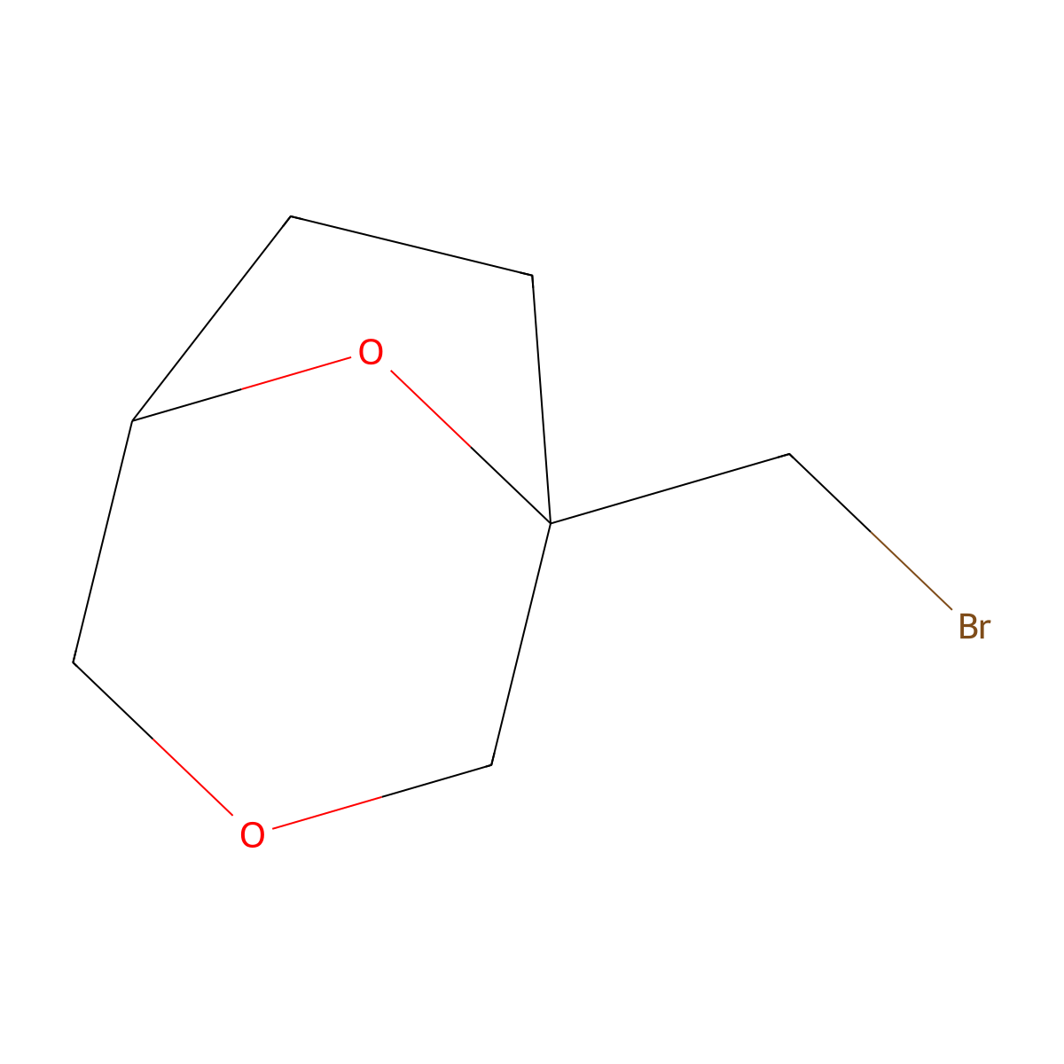 1-(Bromomethyl)-3,8-dioxabicyclo[3.2.1]octane molecular structure, CAS 2901103-20-4