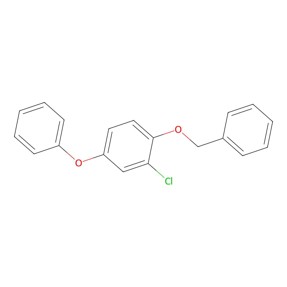 1-(BenZyloxy)-2-chloro-4-phenoxybenZene molecular structure, CAS 2901103-62-4