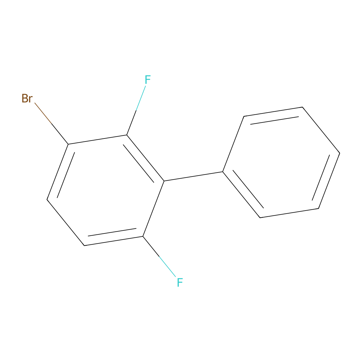 3-Bromo-2,6-difluoro-1,1'-biphenyl molecular structure, CAS 2901105-17-5