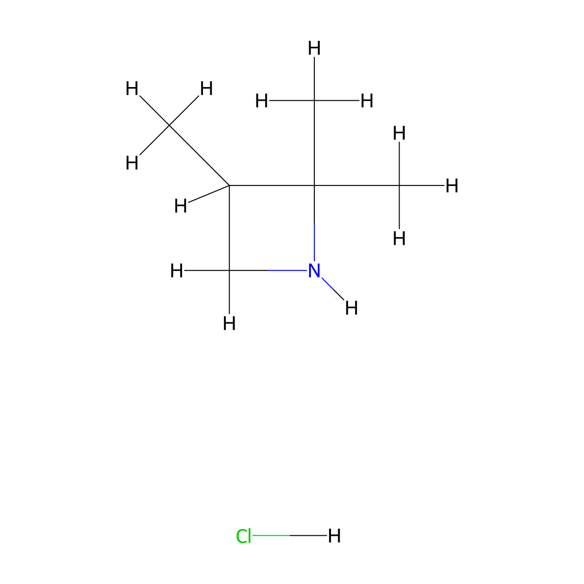 2,2,3-Trimethylazetidine hydrochloride molecular structure, CAS 2901106-27-0