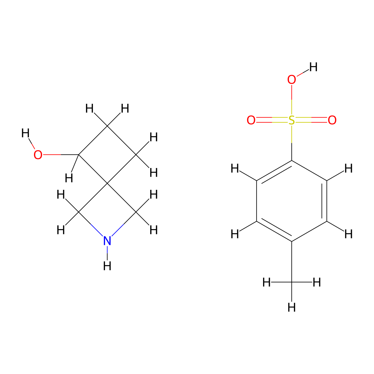 2-Azaspiro[3.3]heptan-5-ol, 4-methylbenzene-1-sulfonic acid molecular structure, CAS 2901106-32-7