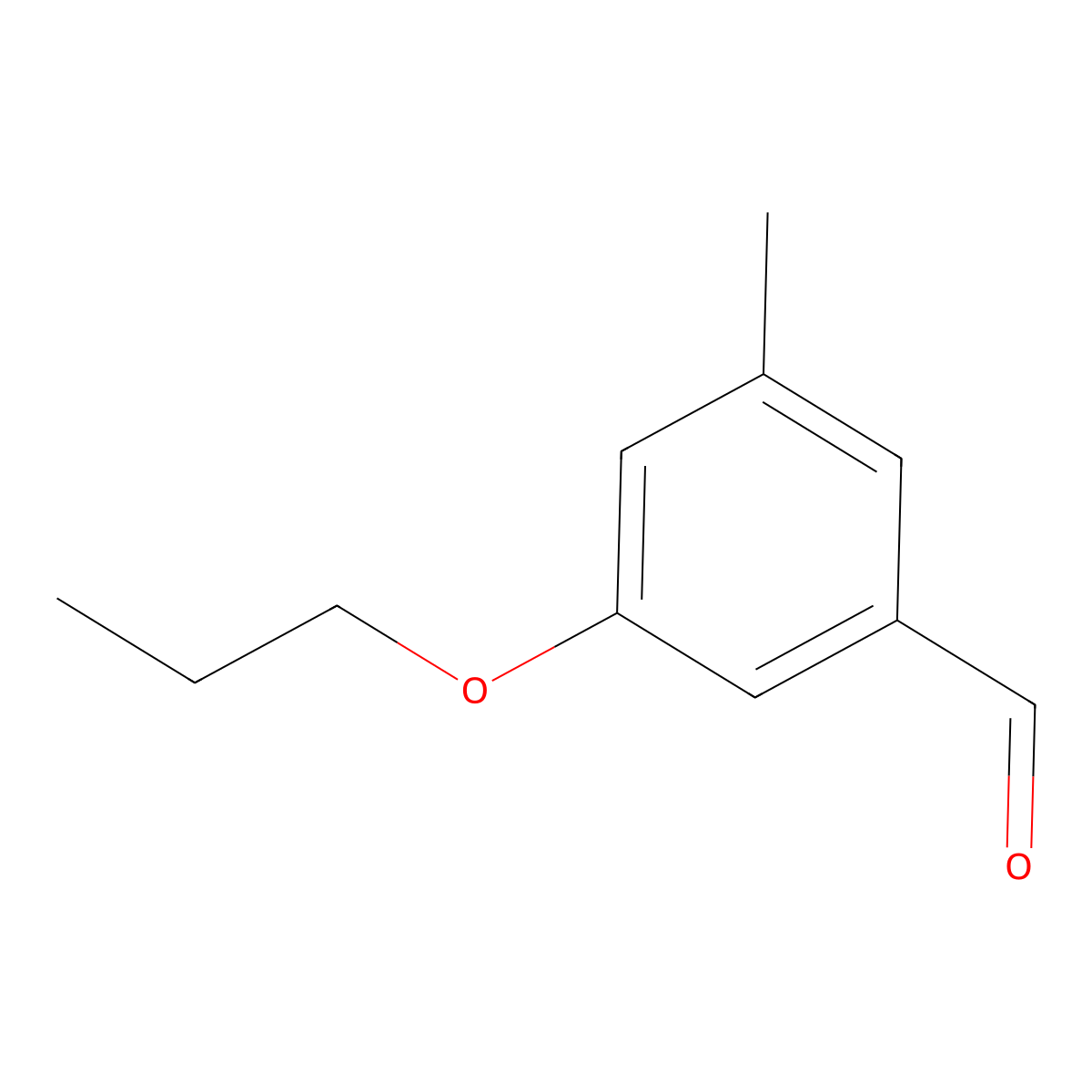 3-Methyl-5-propoxybenZaldehyde molecular structure, CAS 2901106-41-8