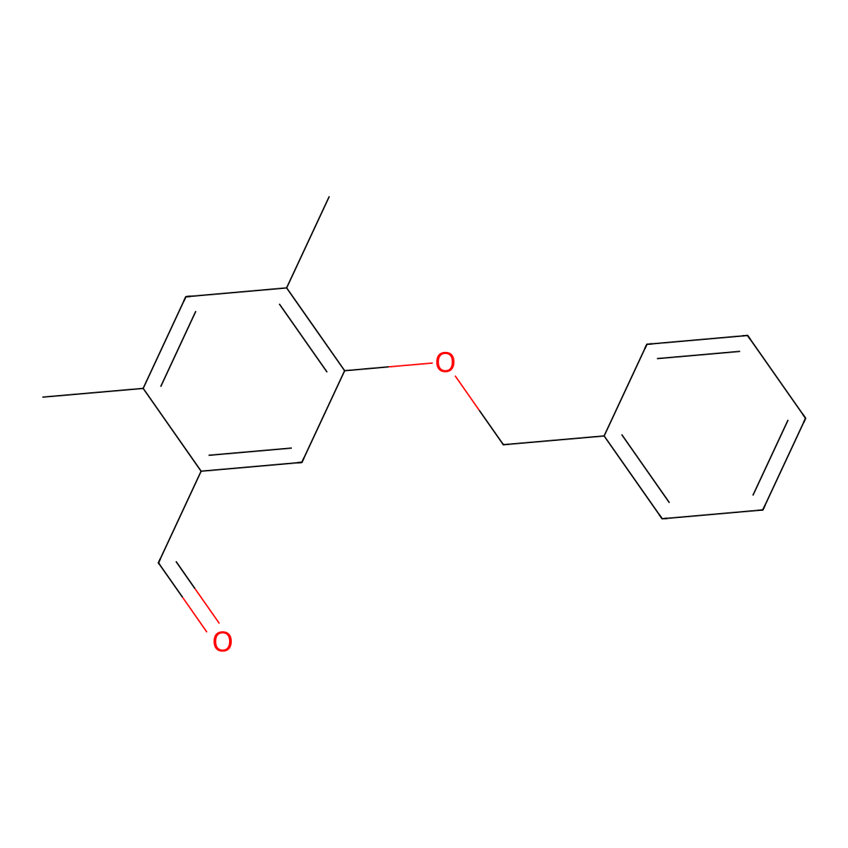5-(BenZyloxy)-2,4-dimethylbenZaldehyde molecular structure, CAS 2901106-43-0
