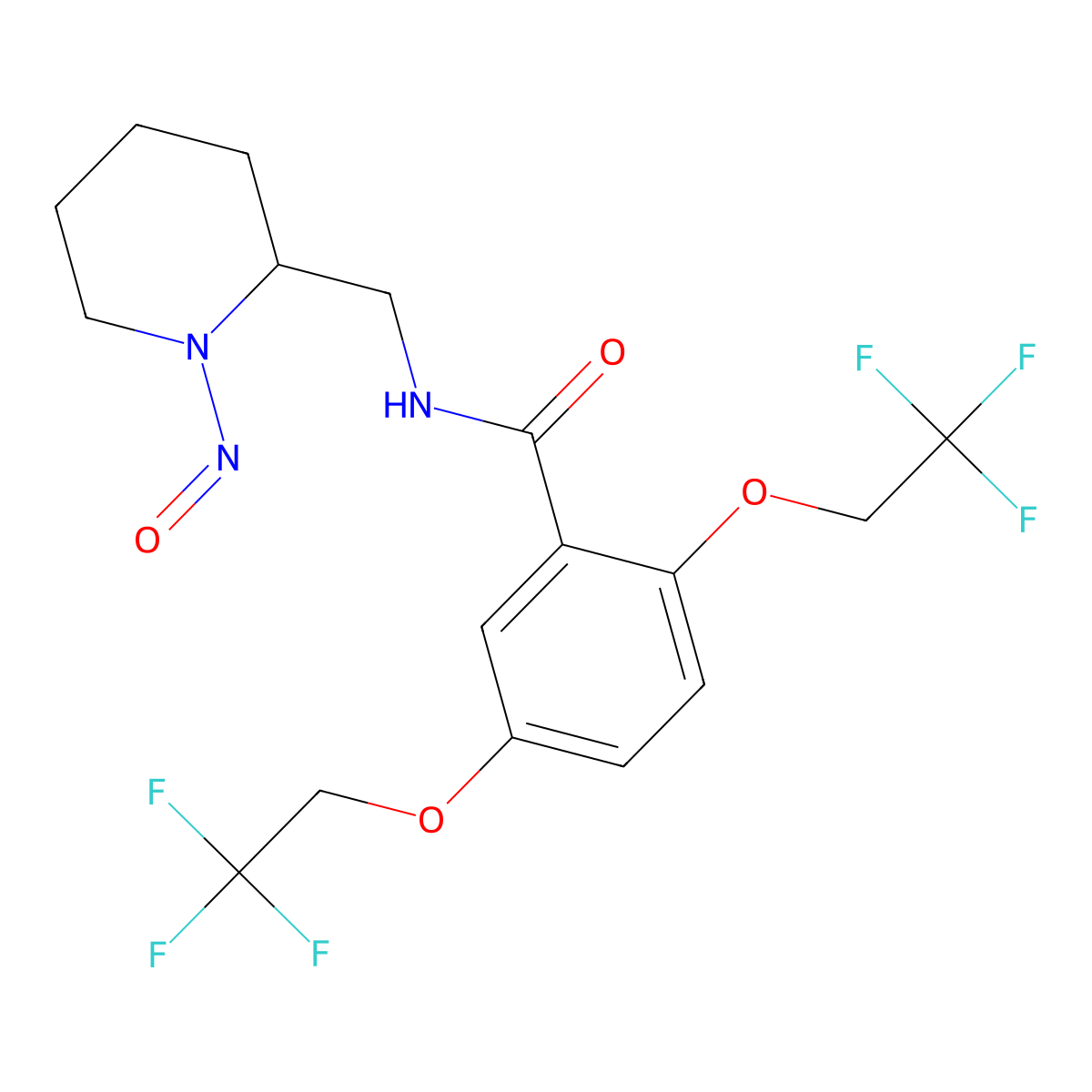 N-Nitroso Flecainide molecular structure, CAS 2901109-58-6