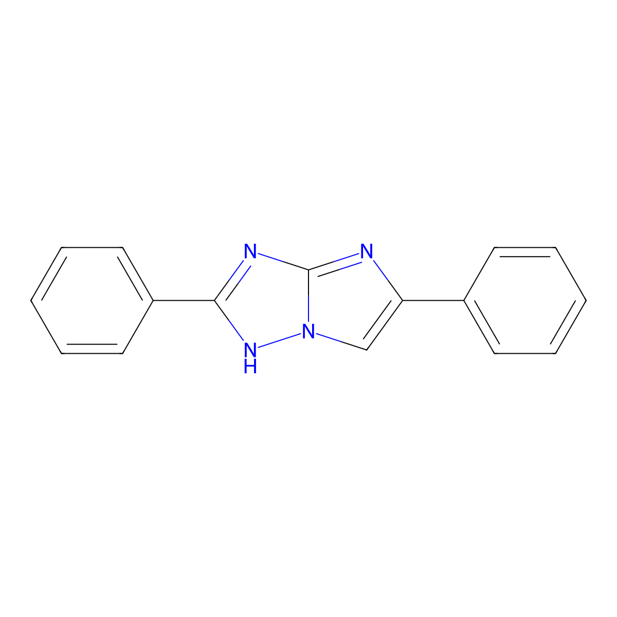 2,5-Diphenyl-1H-imidazo[1,2-b][1,2,4]triazole molecular structure, CAS 29017-08-1