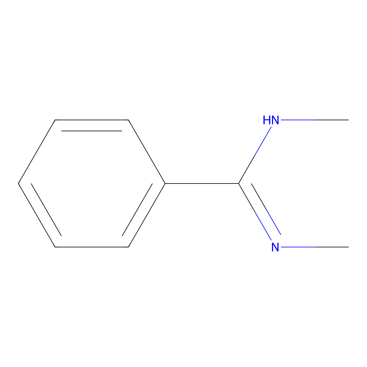 Benzenecarboximidamide, n,n'-dimethyl- molecular structure, CAS 29019-38-3
