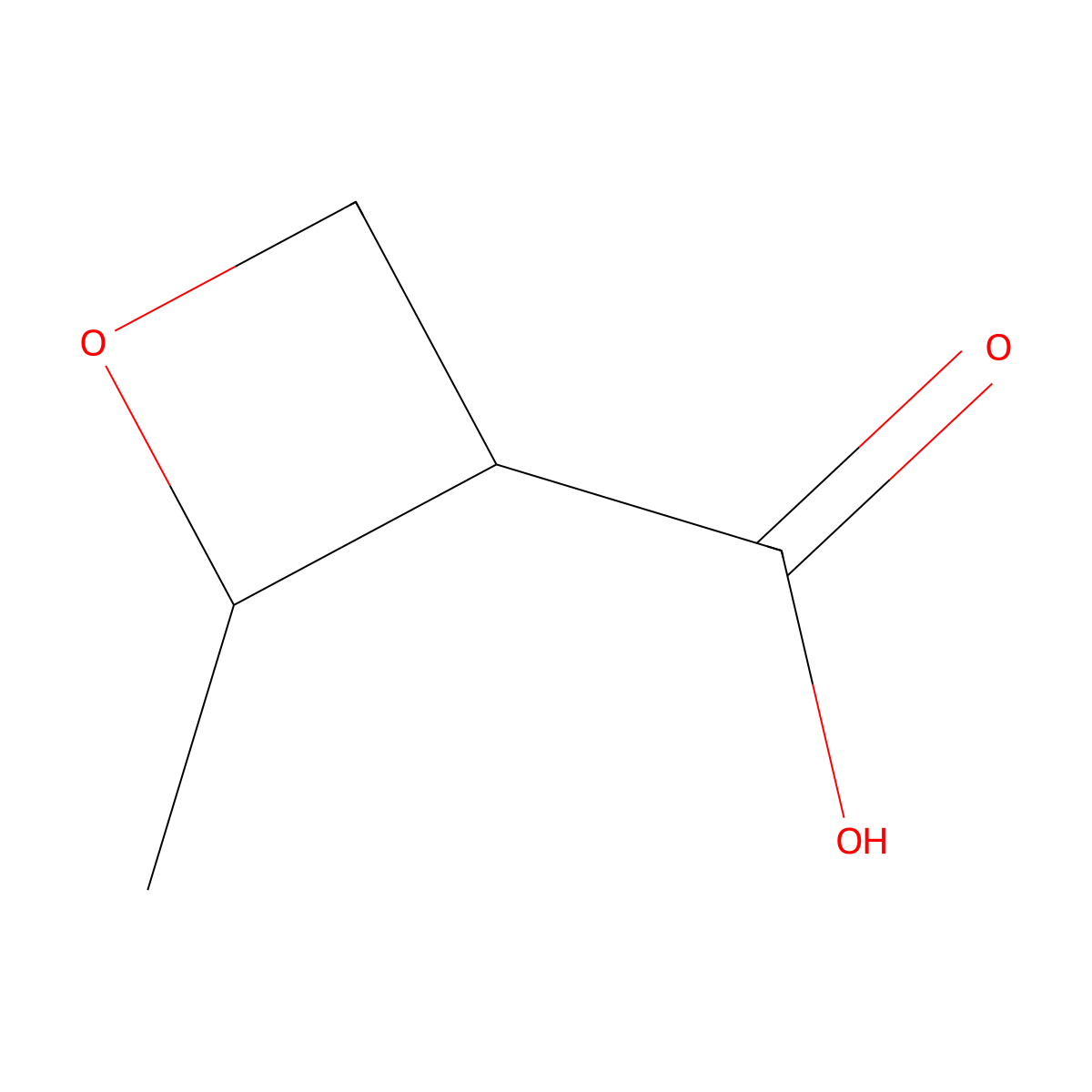 2-Methyloxetane-3-carboxylic acid molecular structure, CAS 2901950-16-9